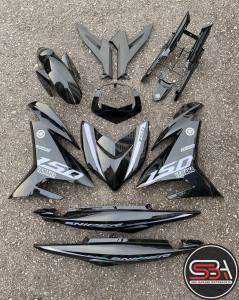 COVER SET Y15ZR V1 V2 SNIPER GP BLACK HITAM GP TANAM COVERSET PREMIUM EDITION BODYSET Y15ZR YSUKU NEW ORIGINAL VELOZI