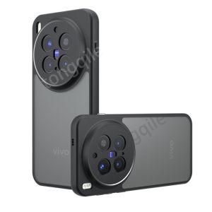 Casing For Vivo X300 Pro X300Pro X 300 5G 2025 Clear View Matte Transparent Acrylic Phone Case Lightweight Back Cover Shockproof Bumper Soft TPU Edge Anti Drop