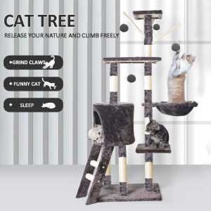 140CM Pet Cat Tree Cat Tower Kucing Scratcher wood House Climbing frame & nest Cat Condo Play Bed Toy rumah kucing140CM Pet Cat Tree Cat Tower Kucing Scratcher wood House Climbing frame & nest Cat Condo Play Bed Toy rumah kucing140CM Pet Cat Tree Cat Towe