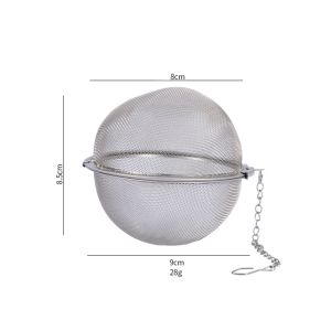 SG  304 Stainless Steel Seasoning Ball Soup Bag Tea Filter Ball Mesh Herbal Ball Tea Spice Strainer balls