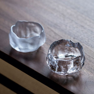 琉璃冰山茶杯中式复古加厚耐高温玻璃杯品茗杯创意主人杯单杯茶盏