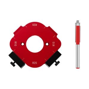 4 in 1 Woodworking Angle Corner Positioning Mold Woodboard Arcs Cutting Auxiliaries Template Woodboard Positioning Tool