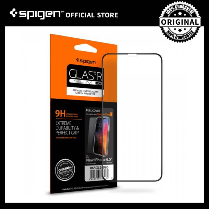 spigen iphone 11 pro max tempered glass