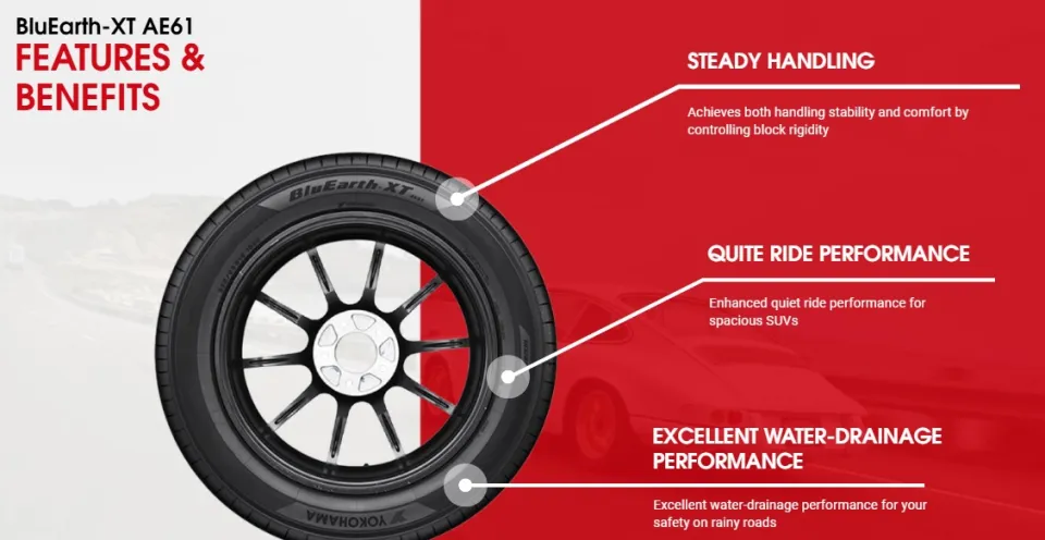 TYRE YOKOHAMA BluEarth-XT AE61 215/60R17 225/60R17 225/65R17 235