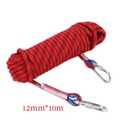 เชือกปีนเขา เชือกโรยตัว อุปกรณ์ปีนเขา หนา12 มม. 10M/40M Climbing Rope อุปกรณ์โรยตัว เหมาะสำหรับกิจกรรมกลางแจ้ง