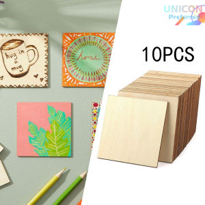 Wooden Flat Sheet Unfinished Blank Wood Board Rectangle Wooden Slices DIY Material Balsa  Carving Artboard Wood DIY Craft Accessories [COD][Ready Stock]