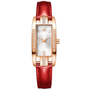 GANI SHOP Jam Tangan Wanita JH Dial Berlian Persegi Panjang Analog