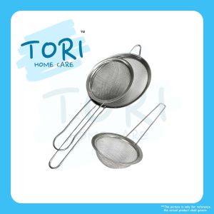 TORI HOME 10cm - 16cm Stainless Steel Sieve Coffee Filter Colanders Colanders Penapis Tepung Steelporary excited Strainersporary)