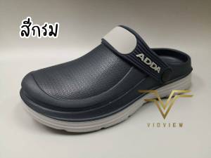 VIDVIEW !!ลดสนั่น!! รองเท้าหัวโต ทำงาน แบบเิดส้น Adda 5TD76 เนื้อยาง ใส่สบาย 2density