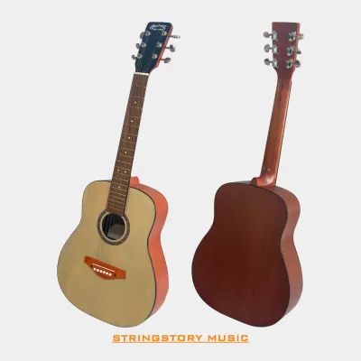 Gitar Martin Junior 3/4 Akustik - Elektrik Senar String Guitar Suara Nyaring - Gratis Packing Kayu