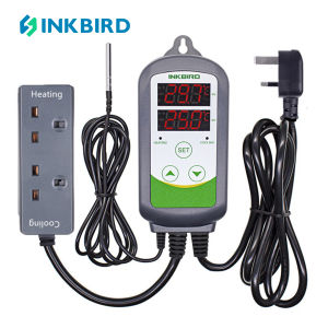 Inkbird ITC-308 Digital Prewired temperature controller thermostat heating cooling UK Plug sockets C/F Readingfor Reptile Greenhouse pet breeding hatch home brew homebrew wine making