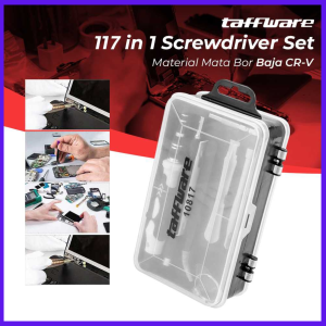COD Taffware 117in1 Screwdriver Set Reparasi Smartphone Laptop Precision - 10817 / Alat Reparasi Hp Laptop 1 Set Lengkap / Obeng Reparasi Hp Laptop Lengkap 1 Set / Alat Reparasi Untuk Berbagai Jenis Perangkat Kecil / Alat Reparasi Eletronik Hp Laptop