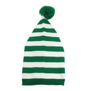 MAOMEI Ông già Noel Mũ Dệt Kim giáng sinh Màu xanh lá cây đỏ Mũ giáng sinh vui vẻ Mũ Beanie ông già Noel Tất cả phù hợp Mũ len Mùa đông/Mùa Thu