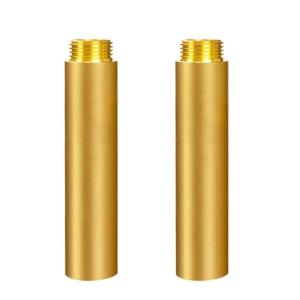 Set Of 2 brass 1/2inch Hose Extension Long Lasting Pipe Adapter brass 1/2inch Plumbing Extension for Vertical Or Horizon