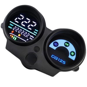 Quick Install Motorcycle Digital Instrument Cluster Speedometer Tachometer Voltage Gauge Universal Instrument