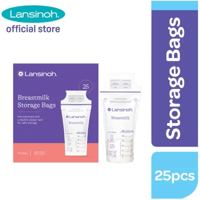 LANSINOH BREASTMILK STORAGE BAGS (25s/50s)