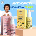 (Recommended By Doctor) Anti-Cavity Oral Spray For Kid Oral Anti-Cavity Probiotic Cleaning Spray Probiotic Oral Cleansing Spray Prevents Tooth Decay Protect Teeth Children's from 1 year old 40ml. 