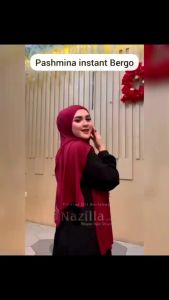 PASHMINA CURVE/PASHTAN JERSEY OVAL PASHMINA MELAYU NAZILLA