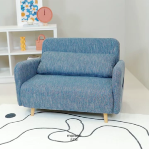 SB Design Square MAISON CO. 2.5 หนังสือ 2.5 มุม 2.5 สีฟ้า เบด (119x93x80 ซม.)