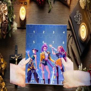 WP💓💛💖 𝐾𝑝𝑜𝑝 𝐷𝑒𝑚𝑜𝑛 Hunters Xmas Advent Calendar 2025 Countdown Calendar With 24 Keychain Toys Christmas Kids Adult Gifts