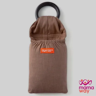 Mamaway Baby Ring Sling | Adjustable Baby Carrier - Solid Linen | Penggendong bayi 婴儿背带