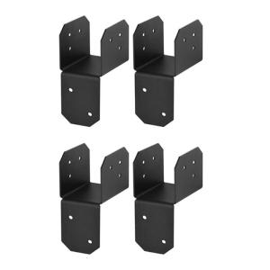4Pcs Wooden house Hanger Joint Post Light Steel Frame Anchors Connector Post Caps Tie Bracket for Post to Beam Enduring