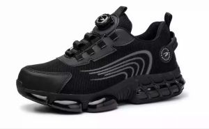 2026 New Mens Safety Shoes Rotated Buckle Man Sneakers Puncture Proof Indestructible Work Shoes Waterproof Durable Boots for Men