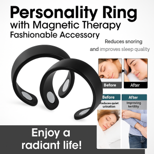 Mens Magnetic Health Ring Rose Gold Opening Ring Magnetic Therapy Opening Ring Jewelry Gift