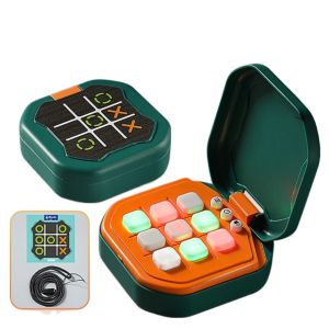 BANZU Electronic TIC-TAC-TOE Game 9-in-1 Memory Training Interactive Board Game Toys Chess Game Funny Noughts and Crosses Game For Adults Kids