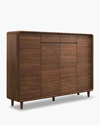 Romy Entryway Solid MDF Wood Shoe Cabinet