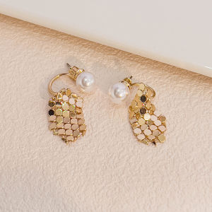 Fashionable Ring Gift 潮流新款耳环女ins冷淡风耳钉气质高级感网红耳饰N1004