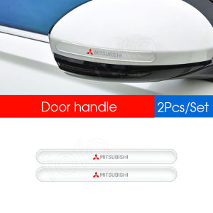 Car Door Handle Protective Sticker Car Door Bowl invisible protective film Car Handle Scratch silicone film For Mitsubishi