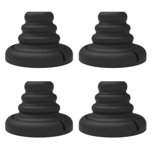 4 cái Silicone tác động đệm con bọc bảo vệ an toàn dễ dàng cài đặt cản thiết lập cho bảo vệ tường & đồ nội thất