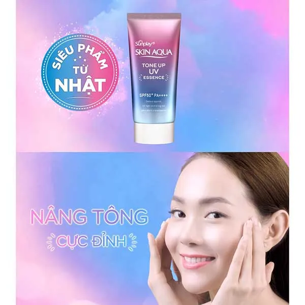 Kem chống nắng Skin Aqua Tone up UV SPF 50+ PA+++