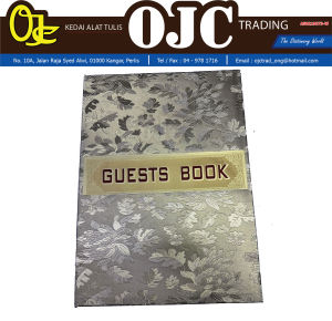 Gold Hard Cover Guest Signature Book for Wedding Events Open Ceremony