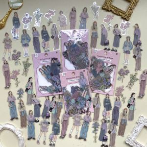 Deco Sticker Pack Aesthetic Girls Decoration Journal Scrapbook Bujo Stiker Deco Pack DIY Sticker Planner ootd fashion outfit sticker boy and girl stiker deco jurnal scrapbook diy journaling kits