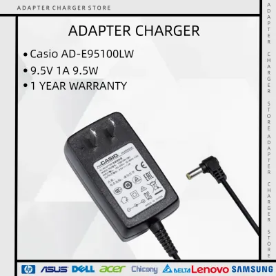 Casio Electronic piano power cord 9.5V1A AD-E95100LW adapter charger plug