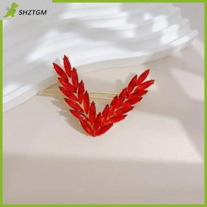 【SHZTGM】 กิ๊บติดผมคริสตัลแวววาวสุดหรูสำหรับผู้หญิงทรงวีสไตล์เกาหลีกิ๊บติดผมประดับผมเด็กผู้หญิงเครื่องประดับแฟชั่นของขวัญ