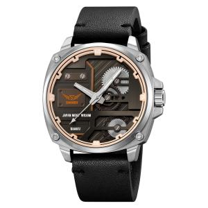 SKMEI 2289 Jam Tangan Pria Analog Fashion Tali Kulit