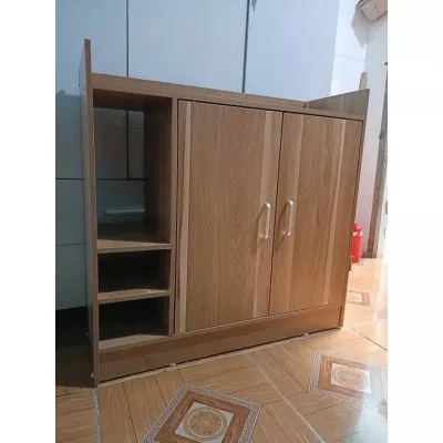 Tủ để giày dép 3 ngăn - Tủ gỗ để giày thiết kế 2cánh3 ngăn hiện đại