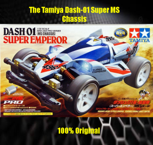 Tamiya Dash-01 Super MS Chassis Mini 4wd 100% Original Brushless