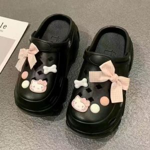 [Free Shipping] Cartoon Thick-Soled Clogs For Women New Summer Outdoor And Indoor Styles Non-Slip And Odor-Resistant Summer Sandals For Women