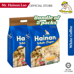 [Twin Pack] Mr. Hainan Lao White Coffee Classic/Hazelnut/Less Sugar (2 x 15s x 30g)