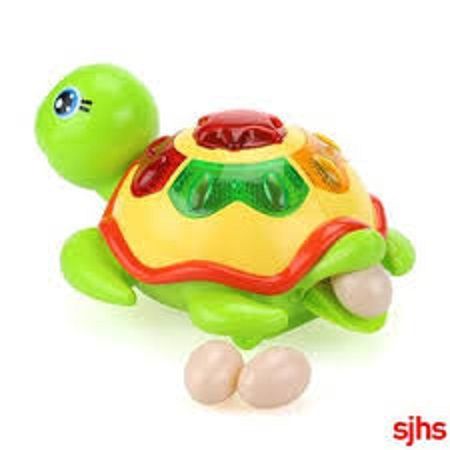 (BÁN GIÁ GỐC) Đồ chơi con rùa đẻ trứng dùng pin AA biết đi, phát nhạc, có đèn siêu chắc chắn, chịu được va đập mạnh, kích thích khả năng âm nhạc cho bé trai và gái trên 1 tuổi siêu đẹp, do choi con vat dung pin phat nhac