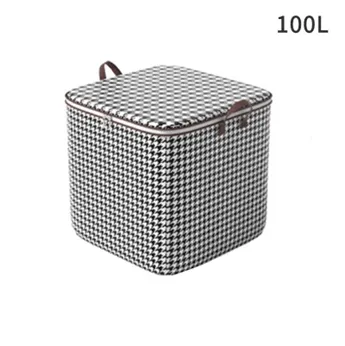 180L Big Size Foldable Storage Bag laundry basket Clothes Storage box for clothes Quilt Storage Box