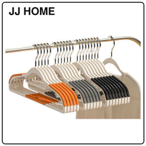 【JJ HOME】Multifunctional Anti Slip Hangers Non-Slip Clothes Plastic Hangers Households