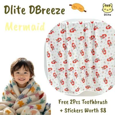 ✅ Dlite DBreezeJapan Fabric Kids Blanket 110*150cm Cooling Blanket Childcare Stroller Blanket