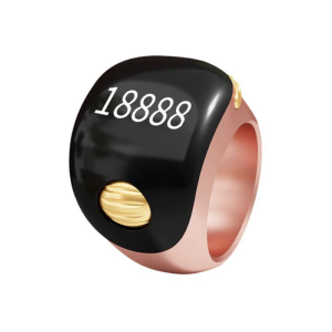 Waterproof Small Tasbih Zikr Rings 3 Size Adjustable Digital Prayer Counter Rings ABS & Silicone Digital Prayer Counter