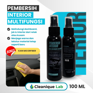 Pembersih Interior Mobil 100ml Cairan Pengkilap Dashboard Jok Kulit Sintetis