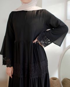 Sania Long Dress Wanita: Gaun Pesta Elegan & Baju Muslim Lebaran Terbaru 2021